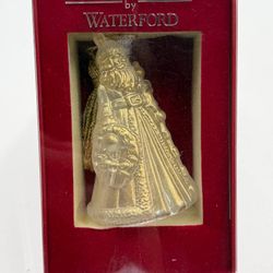 MARQUIS by Waterford 2009 Annual Bell Crystal Santa In Original Box Made/Germany