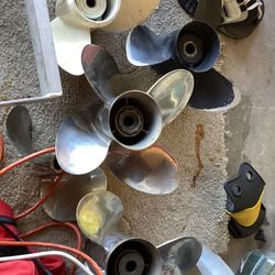 Props About 6 Of Them Stainless , Brass , And Aluminum