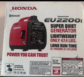 100% brand new in the sealed Honda factory box model EU 2200ii generator