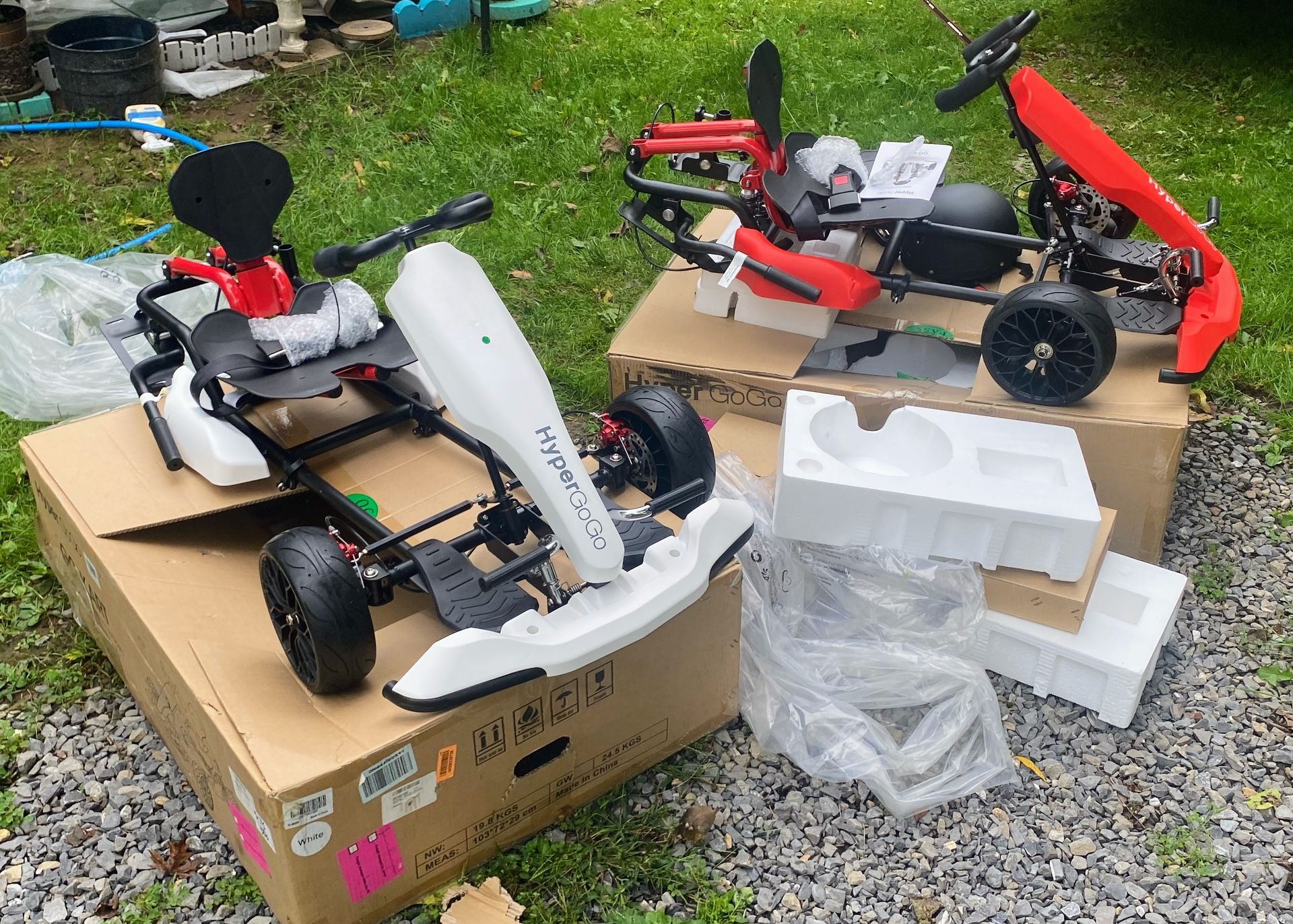 2x Hyper Gogo Hoverboard Drift Carts New