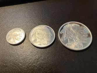 3 Indian silver .999 coins