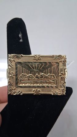 The last supper double ring