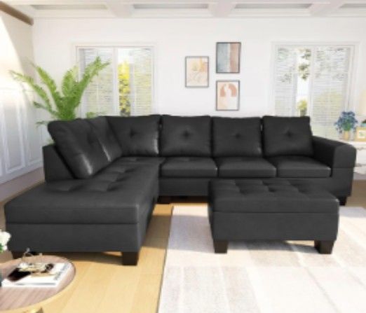 Prottice Black Couch