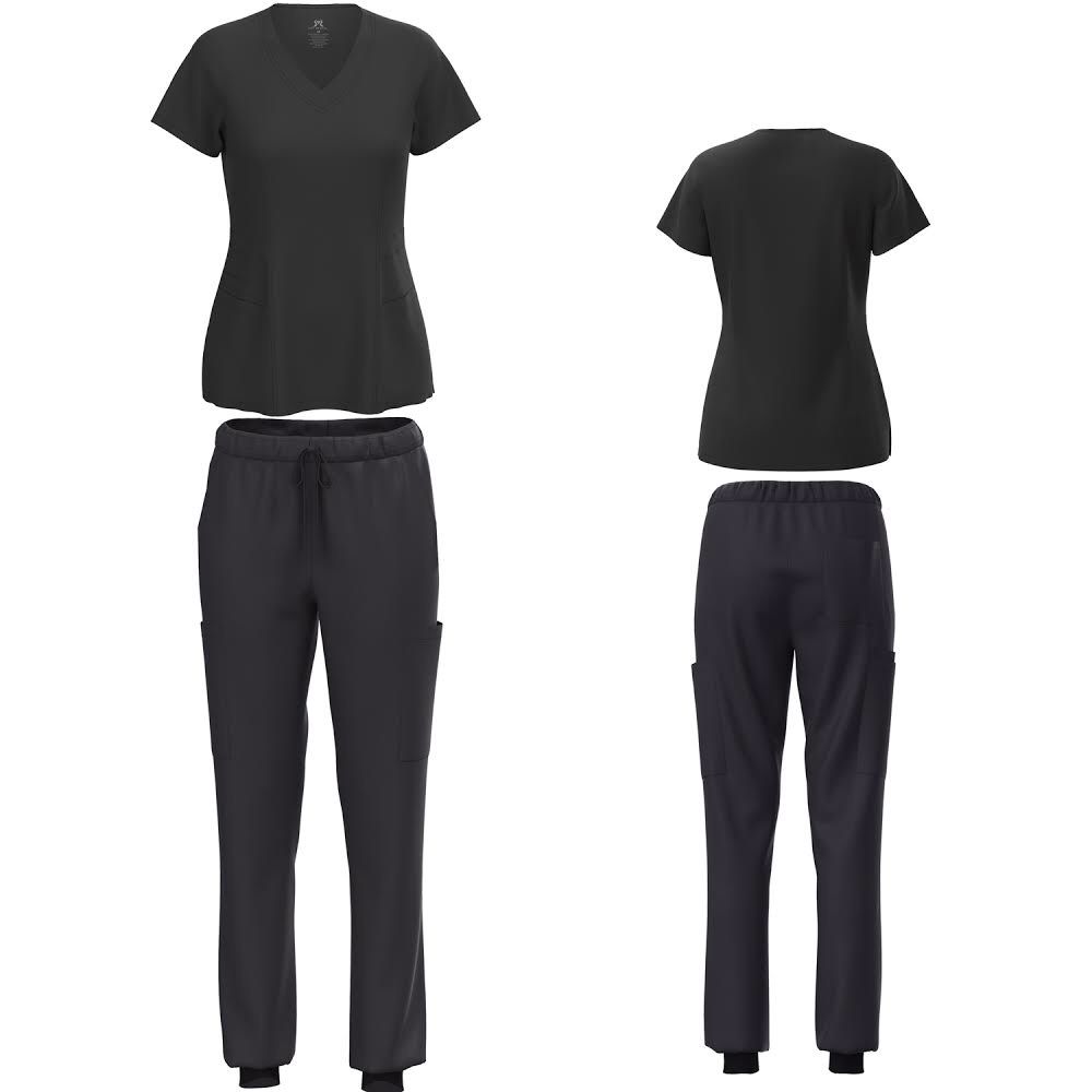 Stretch Jogger Scrub Set