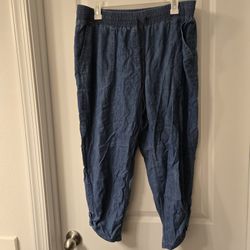 Womens Sz XLP Jean Capris Talbots