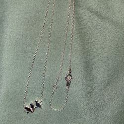 Sterling Silver Necklace - 3 Little Birds