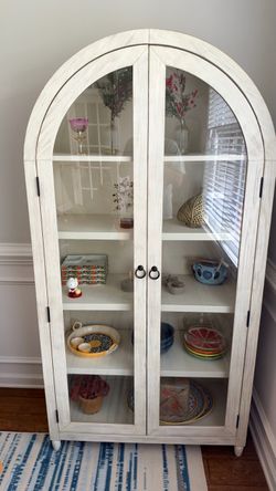 Kirklands Arched Display Cabinet / Hutch