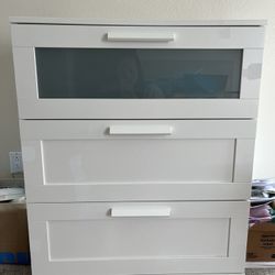 White IKEA Dresser Drawer 