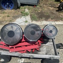 Acustic Tri Drums Set