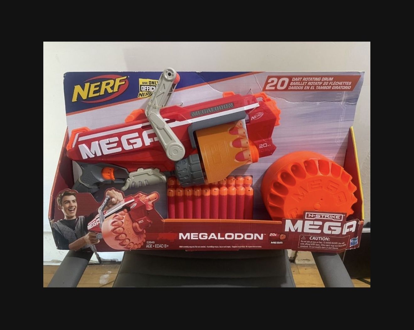 NEW Nerf Gun Megalodon with 20 Darts