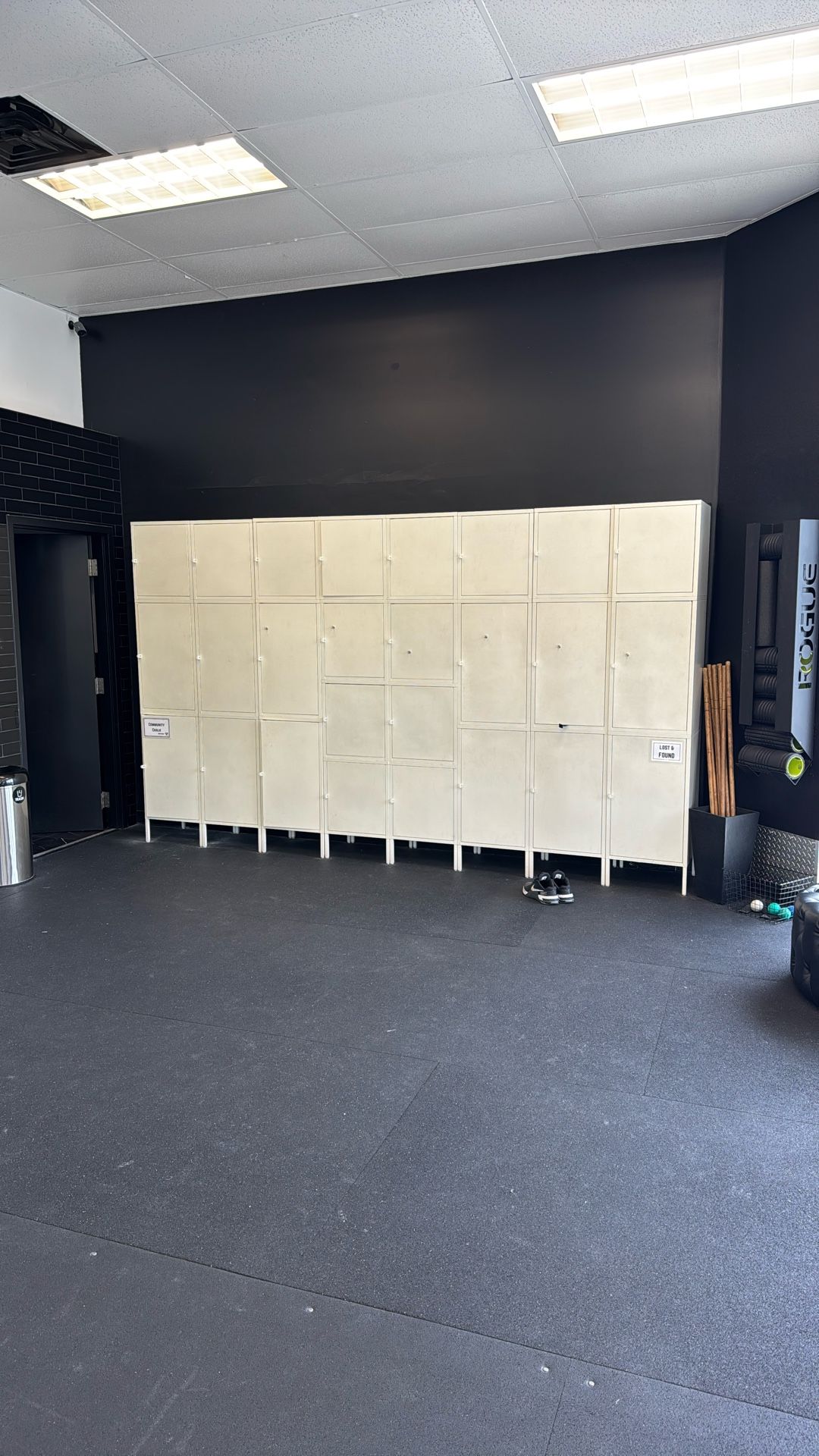 Lockers and storage