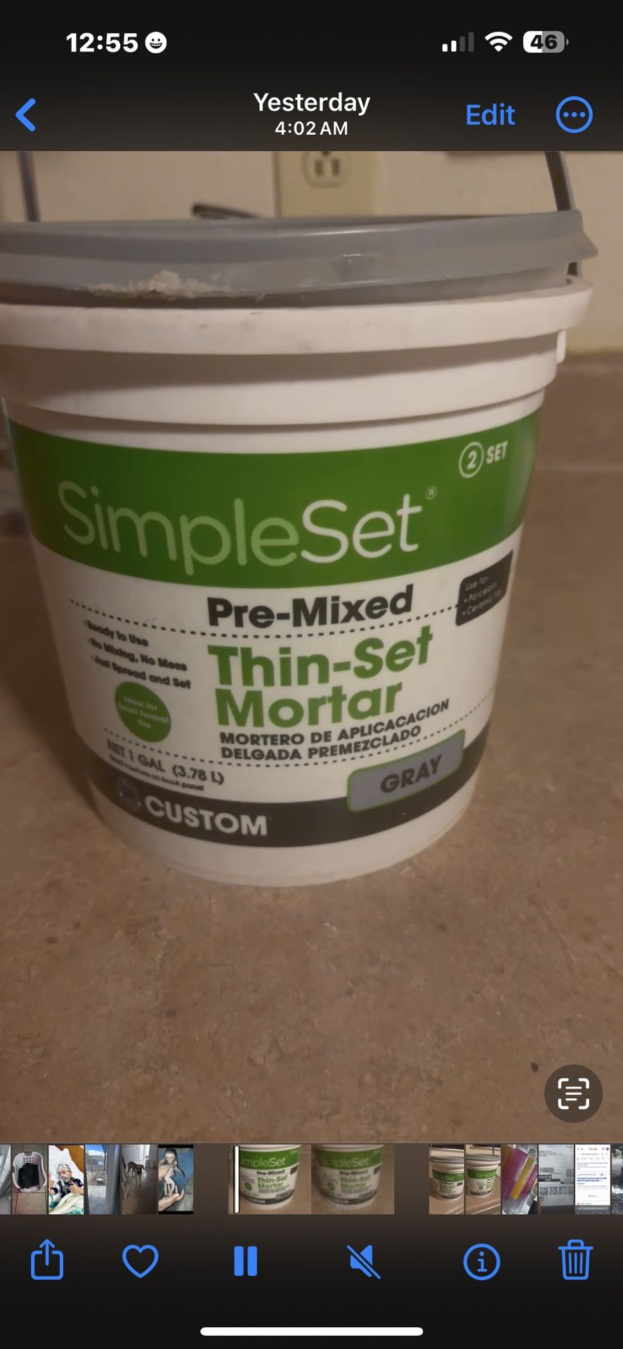 Simple Set Pre Mixed This Set Mortar never used brand new