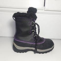 Bearpaw Snow Boots Black Kids Size 13