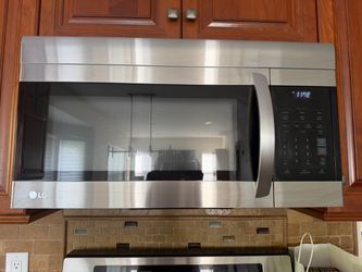 LG 29.5” x16” Stainless Steel Over-the-Range Microwave