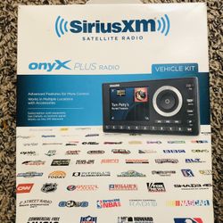 New SiriusXM - Onyx Plus Satellite Radio Receiver with PowerConnect Vehicle Kit - Black