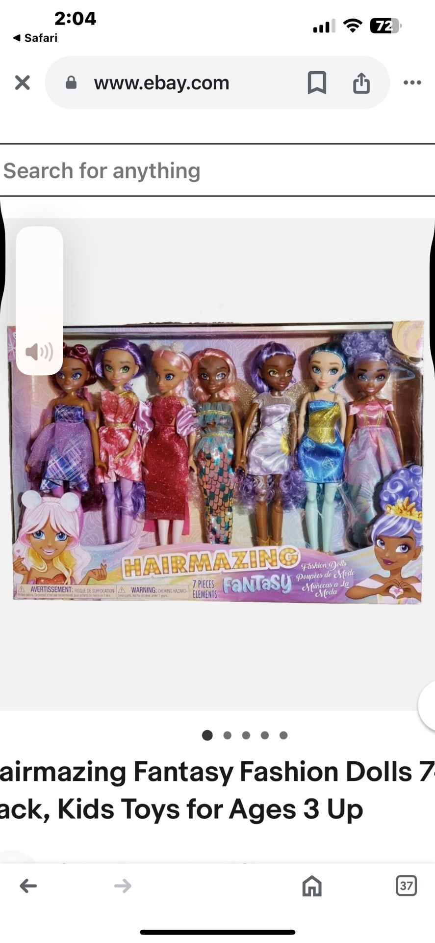 Hairmazing Fantazy 7 Dolls Toy Box