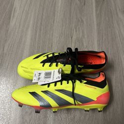 Adidas Predator Elite FG Solar Yellow Soccer Cleats   Mens Size 9.5 