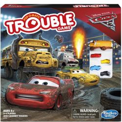 Hasbro Gaming Cars 3 Trouble Board Game