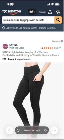 SATINA One Size Leggings w/ Pockets