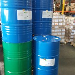 55 Gallons Metal Drums Close Top $ 20each