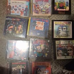 11 Bob and tom cds and a 2 cassette set