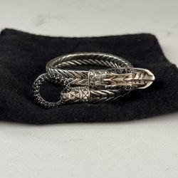 John Hardy NAGA Dragon Bracelet w/ Sapphires. Beautiful!