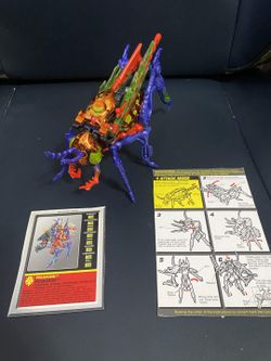 Vintage Beast Wars Scourge Mega Class (1999) - 100% Complete with Manual & Card