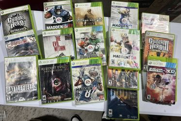 15 X-Box 360 Games