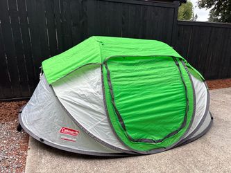Coleman pop up expansible 4 person tent