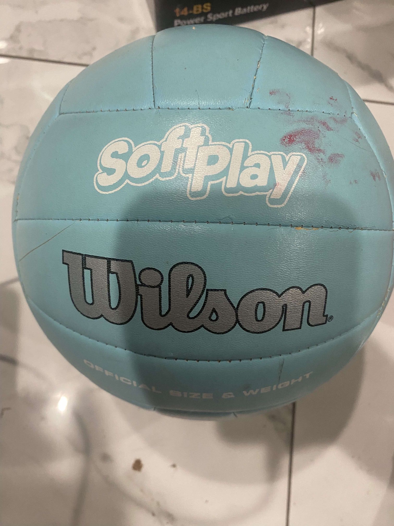 Wilson WTH3501 Blue Softplay Technology Leather Pro Size Volleyball