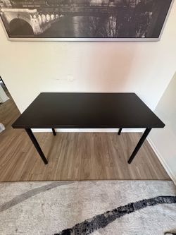 Black Ikea Desk