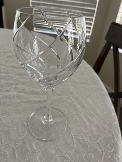Set of 12 Mikasa White Wine Goblets