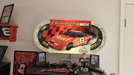 Dale Earnhardt Jr. Bar Sign Animated Cars