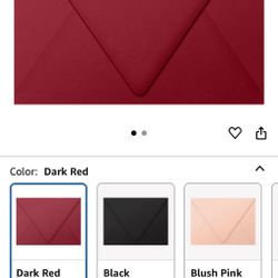 50 Red/Burgundy Envelopes Unopened