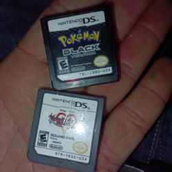 Pokemon Black Version Kingdom Hearts Nintendo DS Games 60 For Both Together
