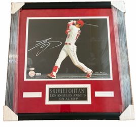 Shohei Ohtani Angels Dodgers Signed Autographed Framed 11x14 Photo Fanatics