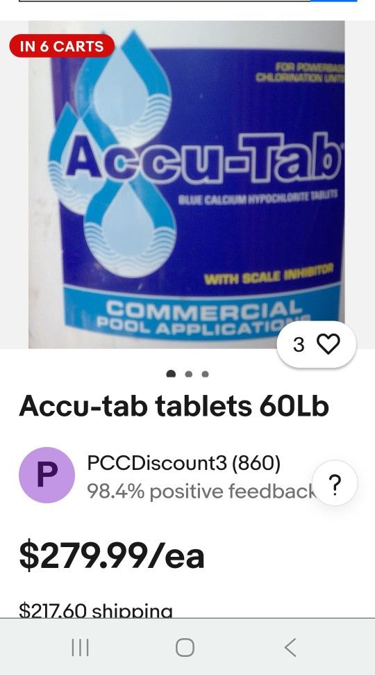 Chlorine Tablets