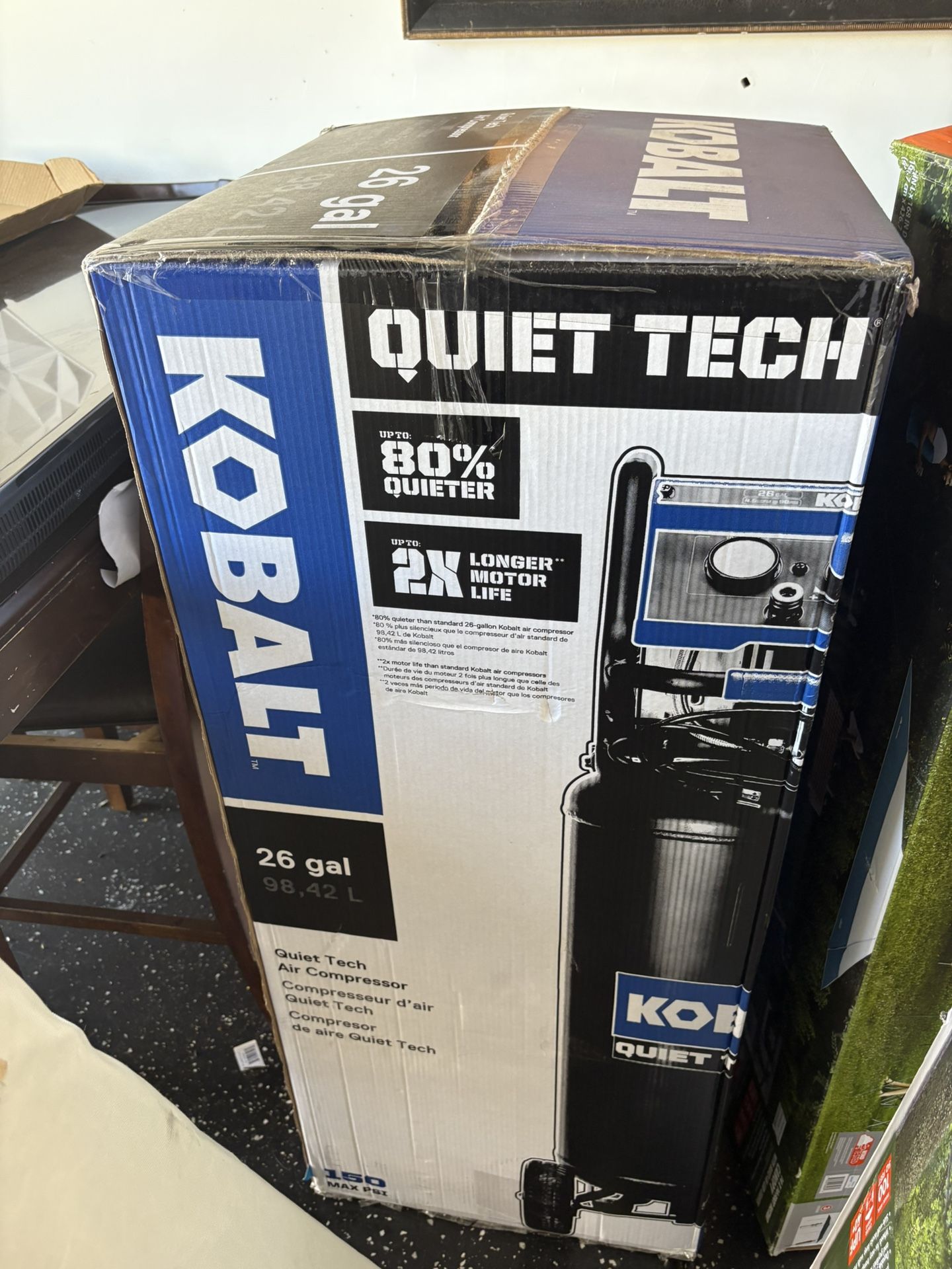 Quiet Compressor 26 Gal