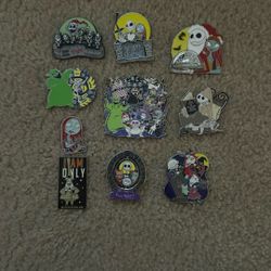 Nightmare Before Christmas Disney Pin Lot. Includes Limited Editions And Limited Releases. Extra Info In Description