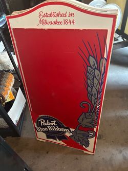 Pabst Blue Ribbon Chalk Board A- Frame
