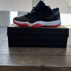 Jordan 11 Low Bred Size 10.5 And 11 With Receipt 
