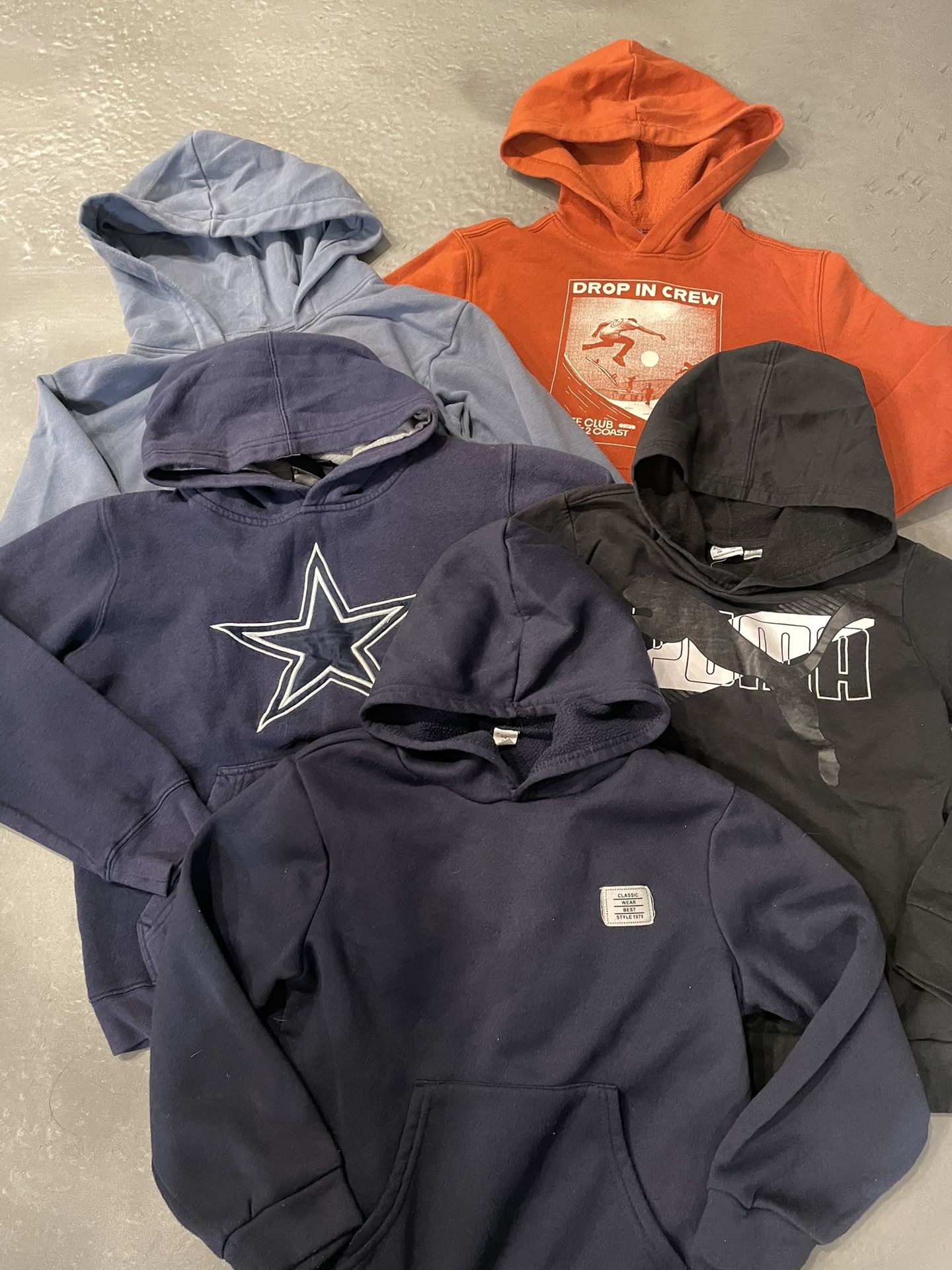 Boys Pullover Hoodies Bundle Size8