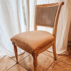 Solid Wood Cane Dining Chair
