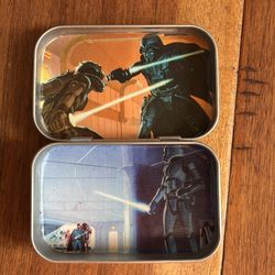 handmade Star Wars concept art tin