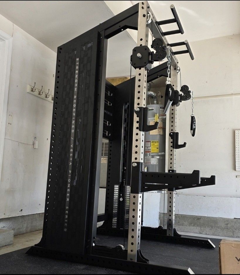 🔥NEW Vesta Pioneer 2in1 / Functional trainer / Squat Rack / 200lbs weight stack / Cable Machine / Gym Equipment / Commercial Grade/ FREE DELIVERY 🚛