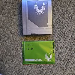 Halo 5 Metal Case With Unopened Cards 