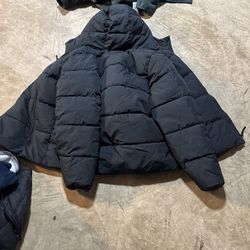 Black Hollister Coat Mens XL (Used)