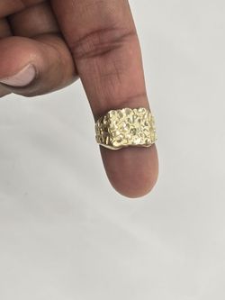 10k Real Gold Nugget Ring