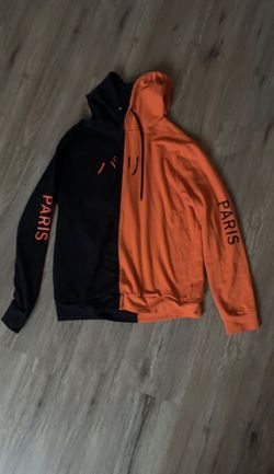 Black and Orange “Paris” Hoodie