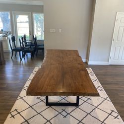 Custom Live Edge Dining Table